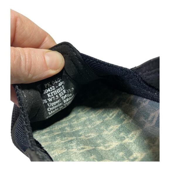 Olukai Ki'ihele Slip On Sneaker / Mule Black Women size 37.5 US 7.5 - Picture 7 of 8